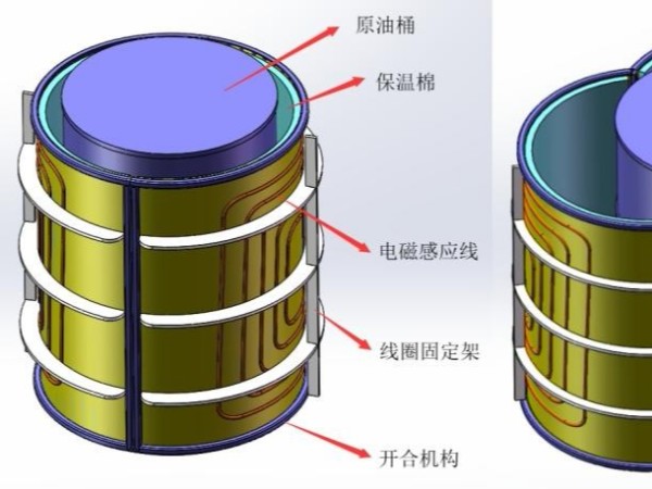 原油桶電磁感應（yīng）便捷加熱器