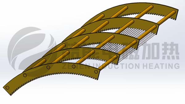 外置式（shì）電磁加熱結構設計示意圖